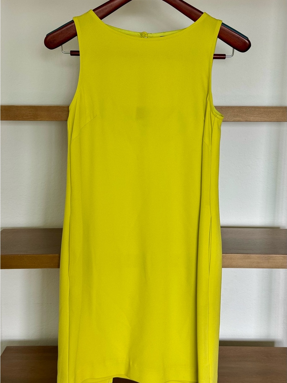 Trina Turk Vibrant Yellow Sleeveless Shift Dress